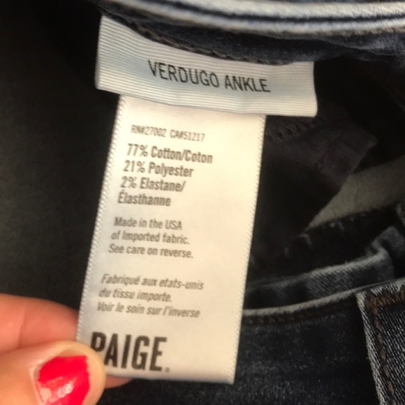 Paige Verdugo Ankle & Crop Jeans - Picture 4 of 8